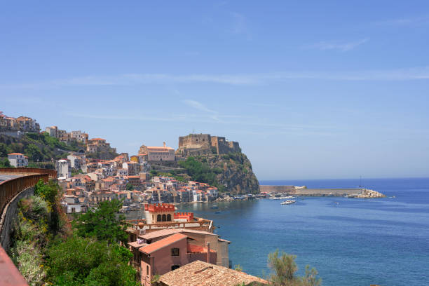 istock Great perspective over Tropea, Calabria, Italy. 1207288042