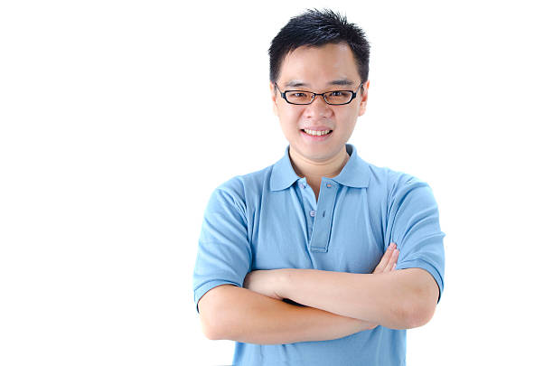 istock asian male with hands crossed 120729003