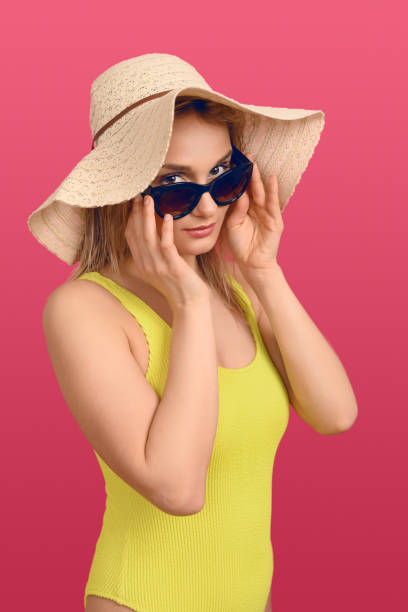 istock Attractive chic young woman in summer outfit 1207292445