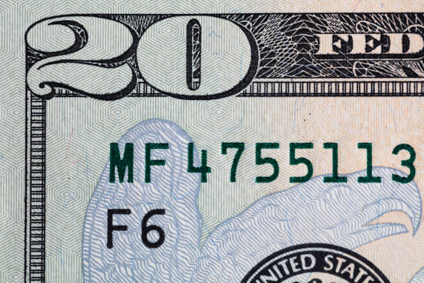 istock Closeup of front side of 20 dollar banknote 1207294390