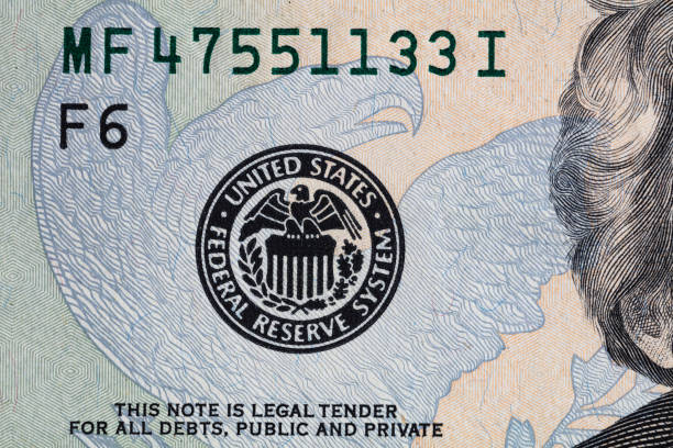 istock Closeup of front side of 20 dollar banknote 1207294486