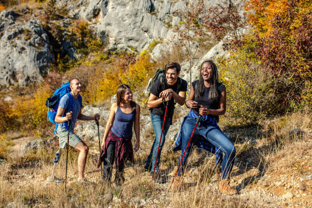 istock Hiking on the mountains at summer time 1207296555