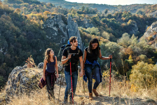 istock Hiking on the mountains at summer time 1207296626