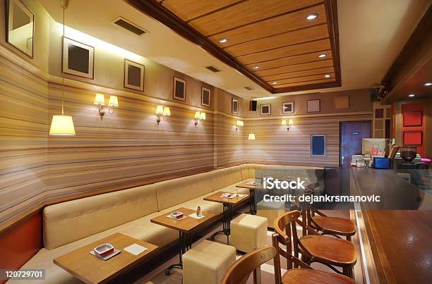 Cafe Interior Stock Photo - Download Image Now - Architecture, Bar - Drink Establishment, Cafe