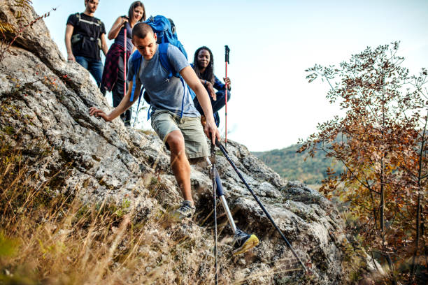 istock Hiking on the mountains at summer time 1207297563