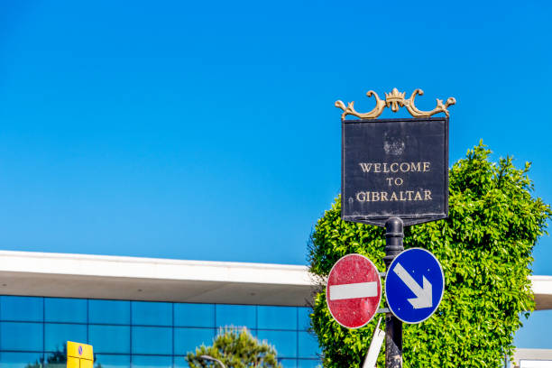 istock Welcome to Gibraltar sign 1207298168