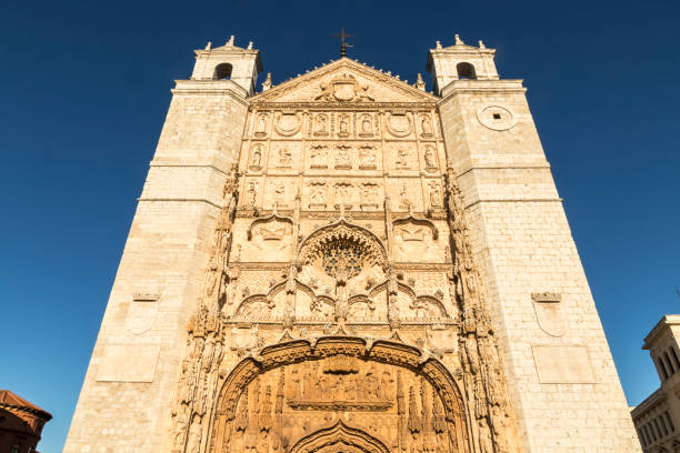 valladolid city, hiszpania - st pauls church zdjęcia i obrazy z banku zdjęć