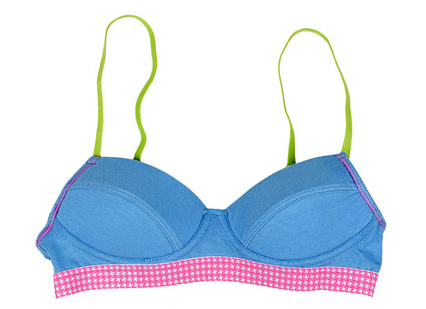 istock blue teen cotton bra 120730326
