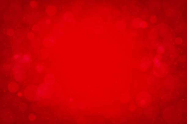 istock Red glitter vintage lights background. defocused. christmas background christmas background 1207304892