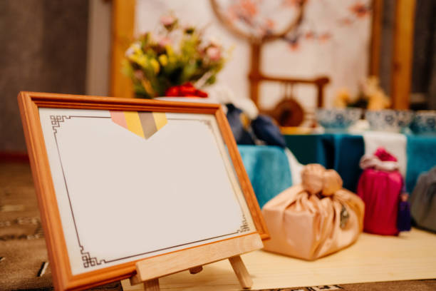 istock empty sign Korean traditional  holiday Doljanchi 1207306753