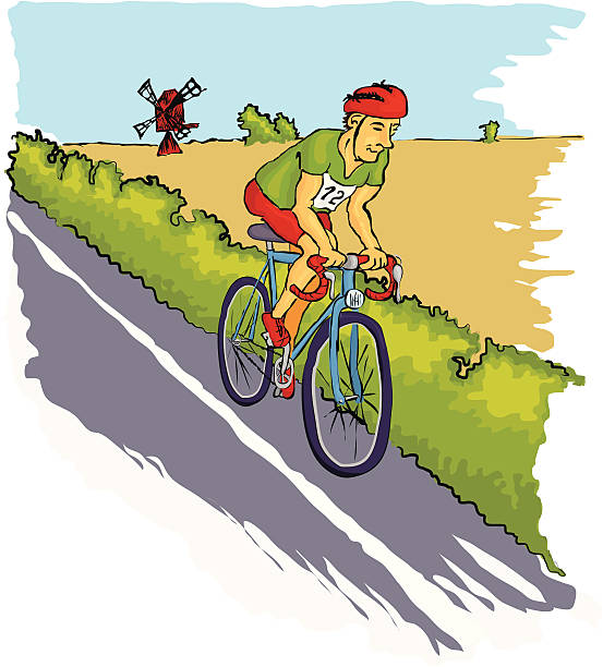 stockillustraties, clipart, cartoons en iconen met tour de france - tour de france