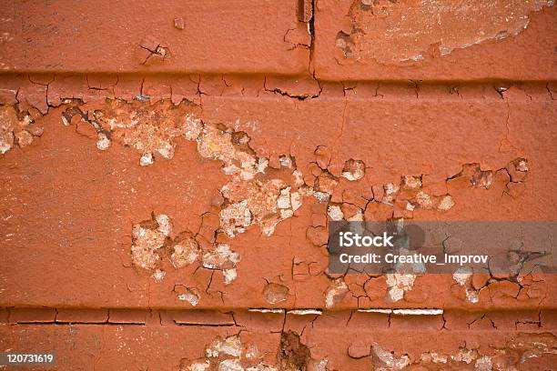 Primo Piano Di Un Muro Di Mattoni - Fotografie stock e altre immagini di Ambientazione esterna - Ambientazione esterna, Arancione, Calcestruzzo