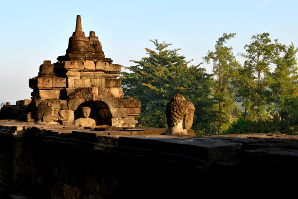 istock Dawn view of the Borobudur, Buddhist temple in Java 1207318434