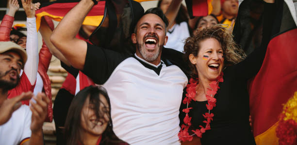 istock German football team cheering their team's victory 1207321483