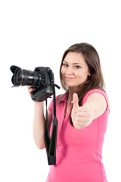 istock Young photographer taking pictures 120732628