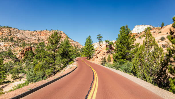 istock Curving rural Utah road - Panorama 1207331138