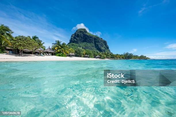 Le Morne Beach Luxury Resort Mauritius Feels Like Dreaming Stock Photo - Download Image Now