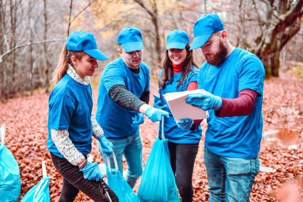 istock Environmental Volunteers Checking If Everything Is Going According To Plan 1207344666