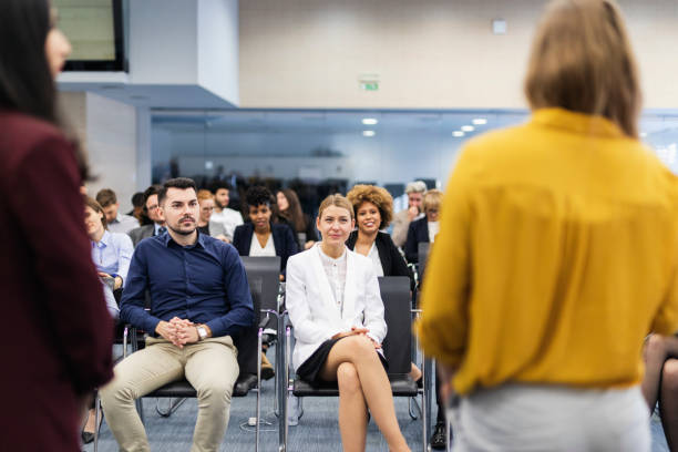 istock Female business presenters 1207347658