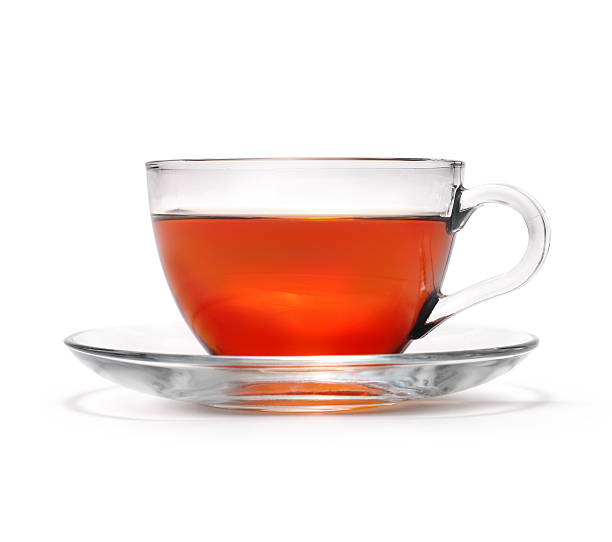 istock A cup and saucer containing brewed black tea 120734893