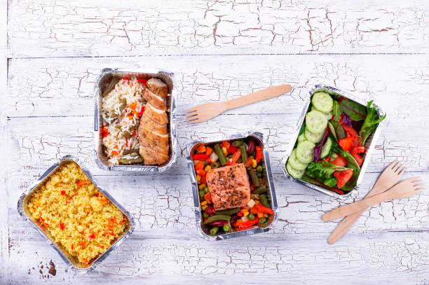istock Food delivery concept. Lunch in container 1207354502