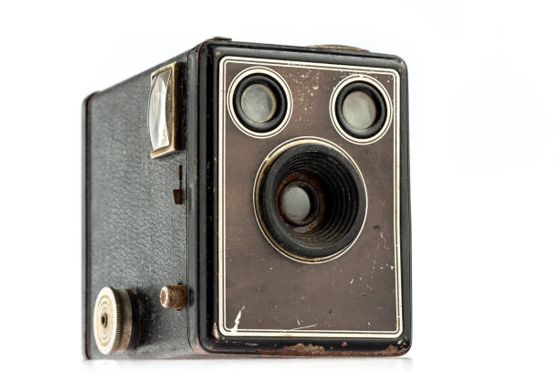istock Antique camera from the 1900s, Vintage camera 1207357785