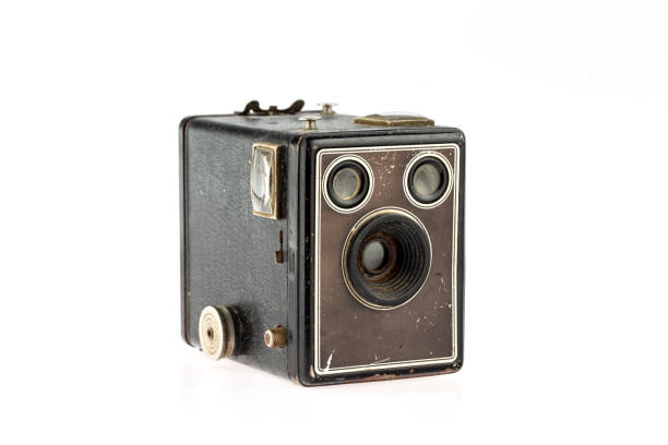 istock Antique camera from the 1900s, Vintage camera 1207357820