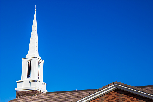 White Tower Spire Above Neighborhood Church