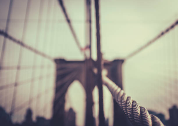 Brooklyn Bridge at sunrise, New York City , Manhattan