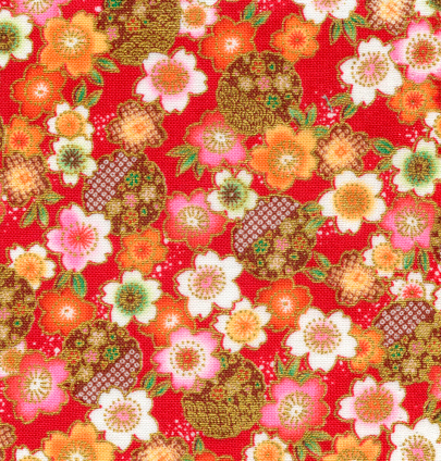 Kimono fabric purchased in the flea market