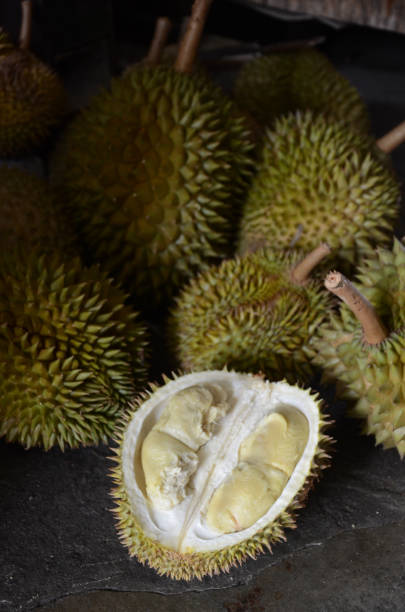 istock Tropical fresh harvested durian. 1207374983