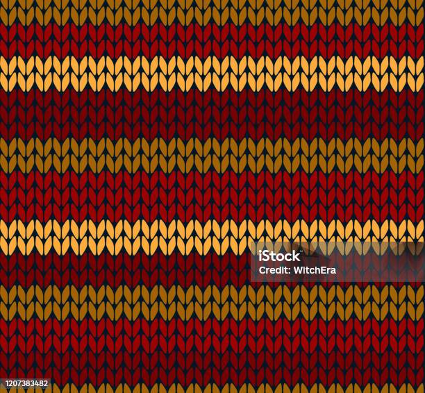 Knit Pattern Stock Seamless Vector Knitting Pattern Stock Illustration - Download Image ...