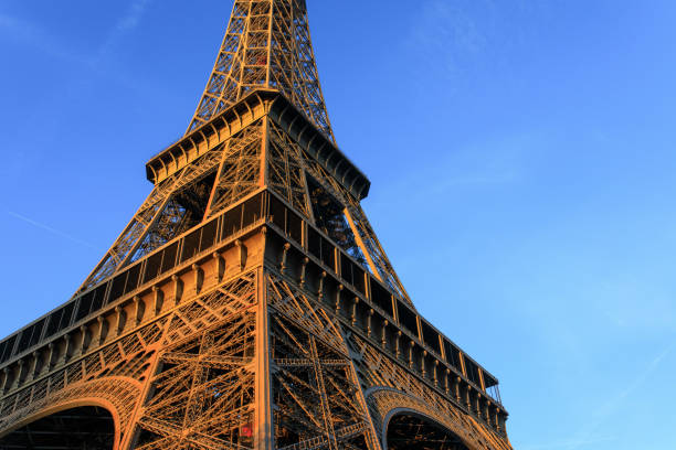 istock Sunrise at the Eiffel Tower in Paris, France. 1207383717