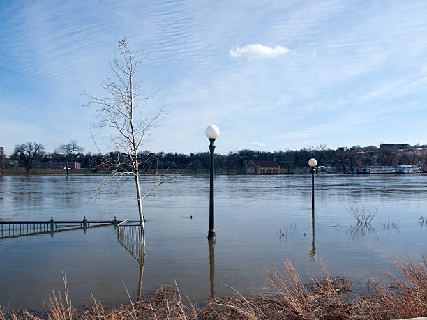 River Flooding stock photo