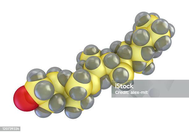 Modello Di Colesterolo - Fotografie stock e altre immagini di Acidi grassi trans - Acidi grassi trans, Artrite, Bianco
