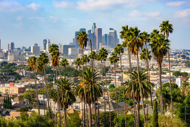 istock Downtown Los Angeles at sunny day 1207395689