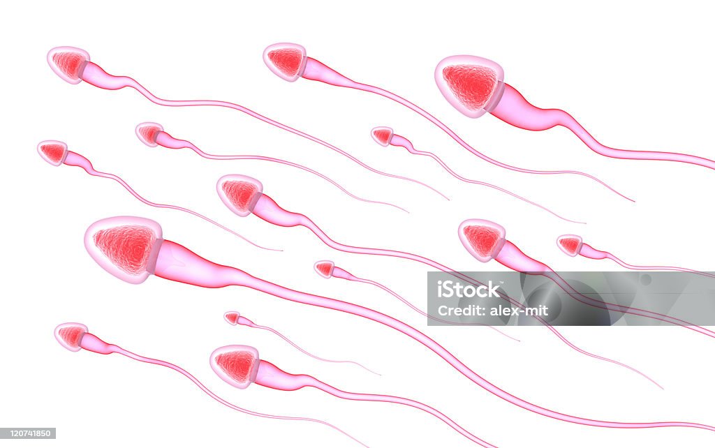 Спермы Изолирован на белом - Стоковые фото Сперма роялти-фри