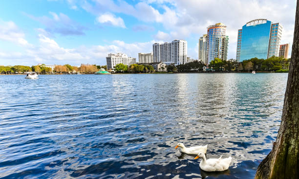 istock Scenic landscape Lake Eola in downtown Orlando Florida 1207420145