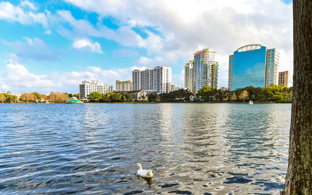 istock Scenic landscape Lake Eola in downtown Orlando Florida 1207420218