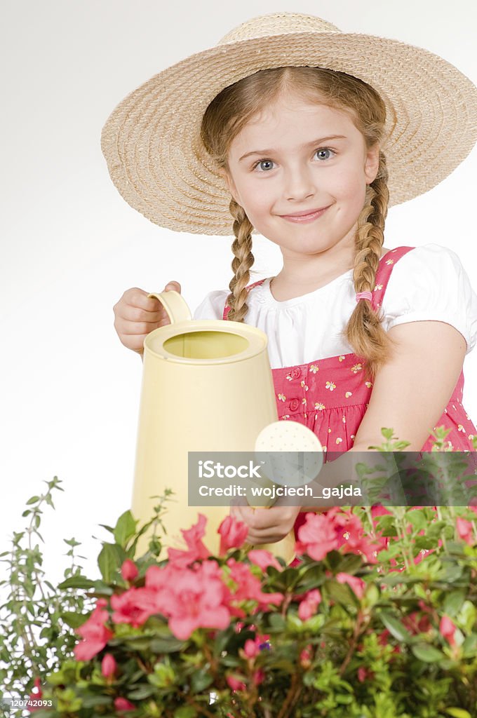 Little gardener - Foto de stock de Adulto royalty-free