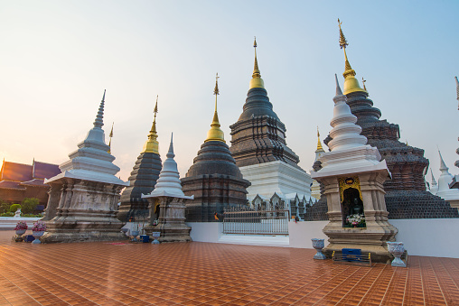 Pagoda at Wat Ban Den, Mae Tang Chiangmai Thailand