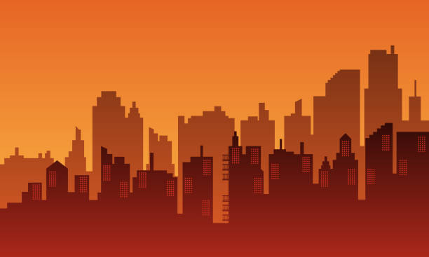 istock City modern building in the afternoon with sunset. 1207422275
