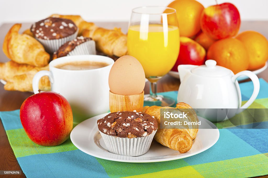 Mesa de desayuno - Foto de stock de Alimento libre de derechos