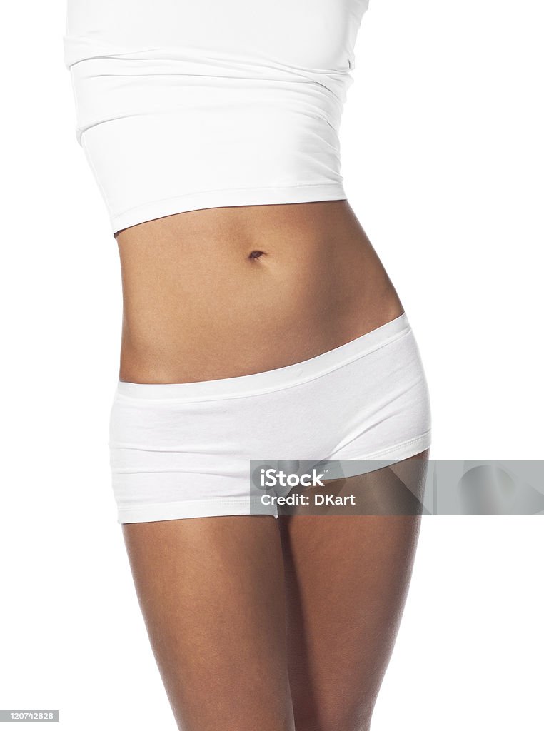 suntanned corpo perfeito da menina - Foto de stock de Abdome royalty-free