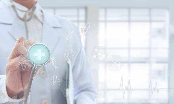 istock Medicine Doctor holding stethoscope 1207432837