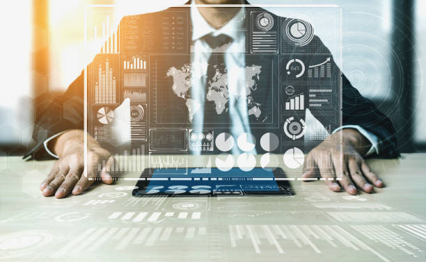 istock Big Data Technology for Business Finance Concept. 1207436640
