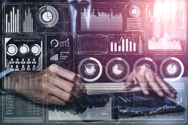 istock Big Data Technology for Business Finance Concept. 1207436677