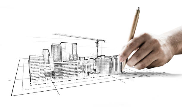 istock City civil planning and real estate development. 1207436871