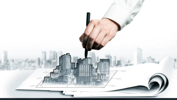 istock City civil planning and real estate development. 1207436886