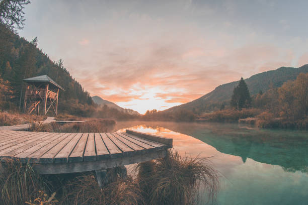 istock Early morning in Zelenci lake 1207439147